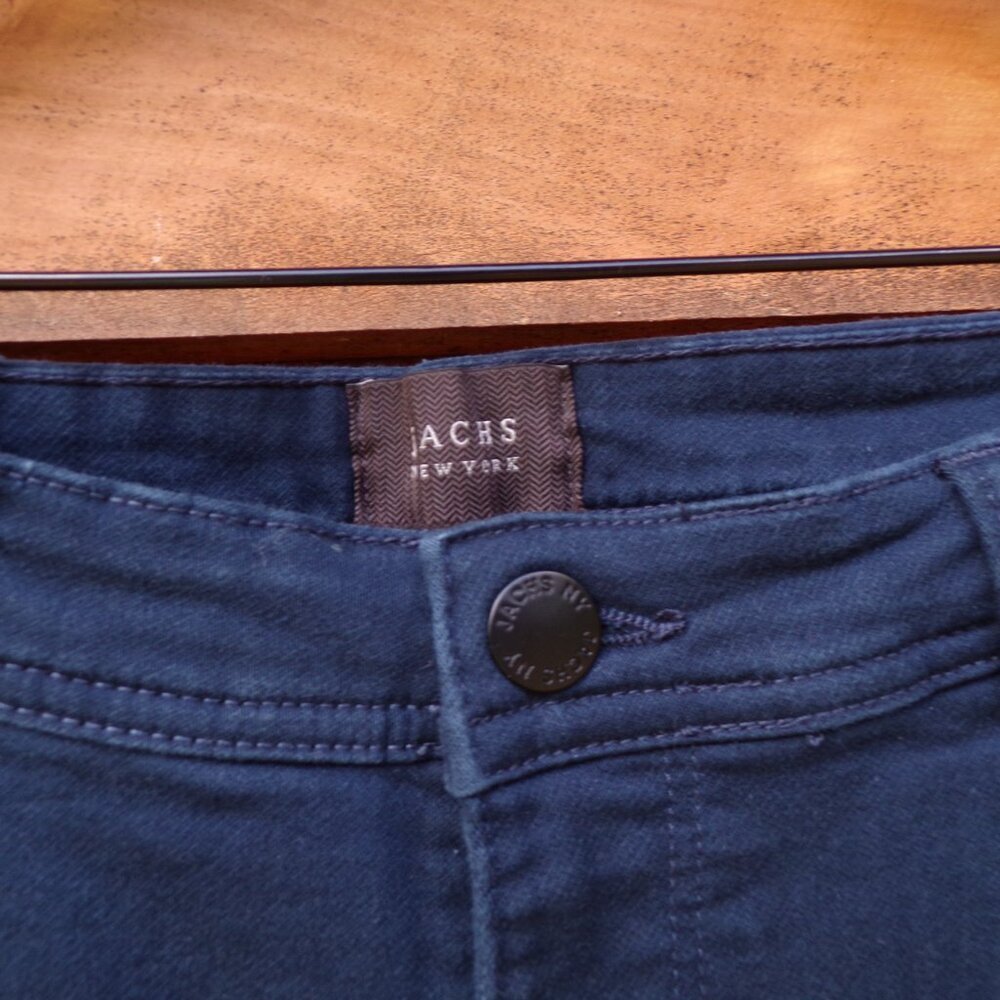 Jachs New York Men's 36x30 Blue Stretch Five Pocket Pants. EUC - Picture 3 of 10